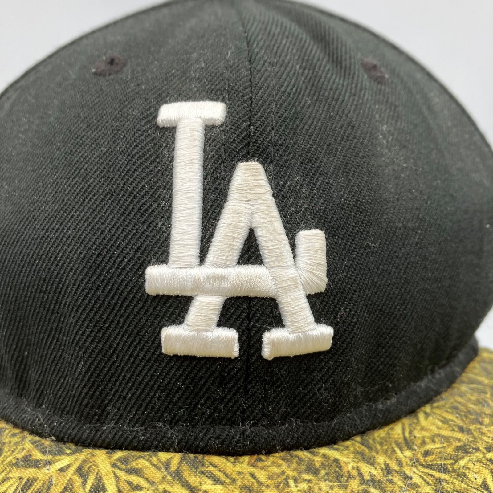 NEW ERA  ニューエラ 9fifty MLB LA ロサンゼルス エンゼルス ベースボール キャップ 帽子 ブラック 黒 芝生 スナップバック メンズ SG149-22