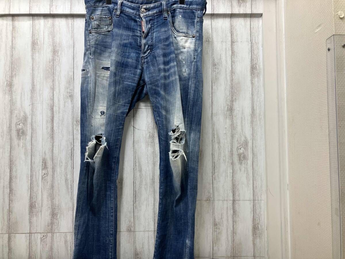 ⁄ DSQUARED2(ディースクエアード) スキニーパンツ⁄46⁄デニム S30260 