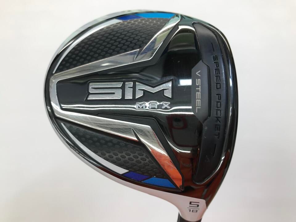 TaylorMade - テーラーメイド SIM MAX 5W 18° 純正TENSEI FLEX-SR TaylorMade SIM MAX / 5W Flex-SR / Fairway Wood / TENSEI BLUE