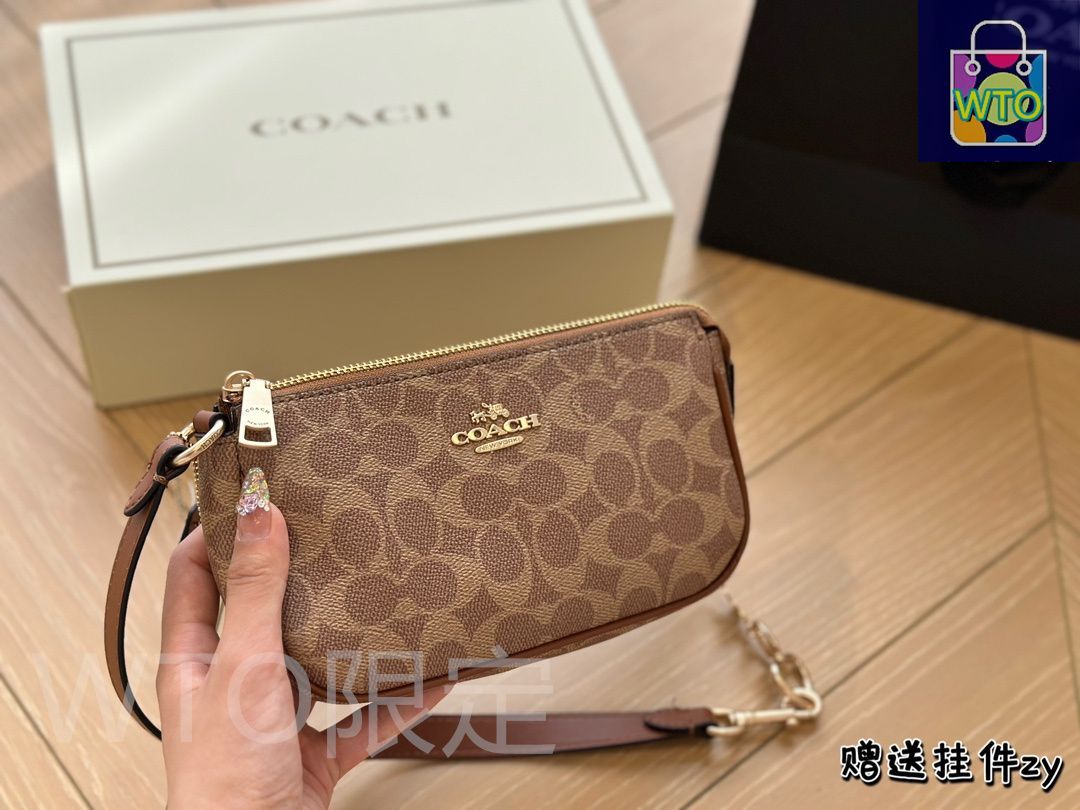コーチ レディース コインケース＆マージャンバッグ 20×11.5cm ボックス付き | ♥品 -WT0輸入
