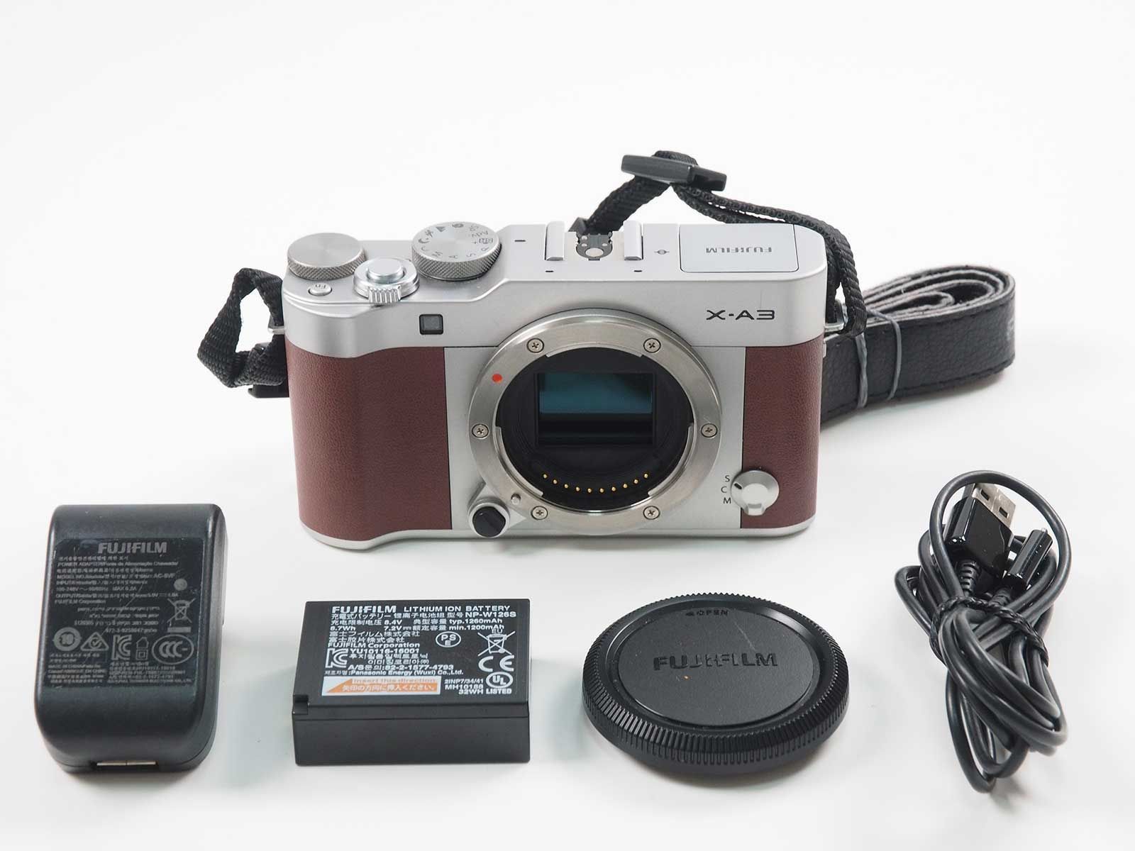 富士フィルム Fujifilm Fuji X-A3 24.2 MP Mirrorless Camera Brown Body [美品] #Z2687A