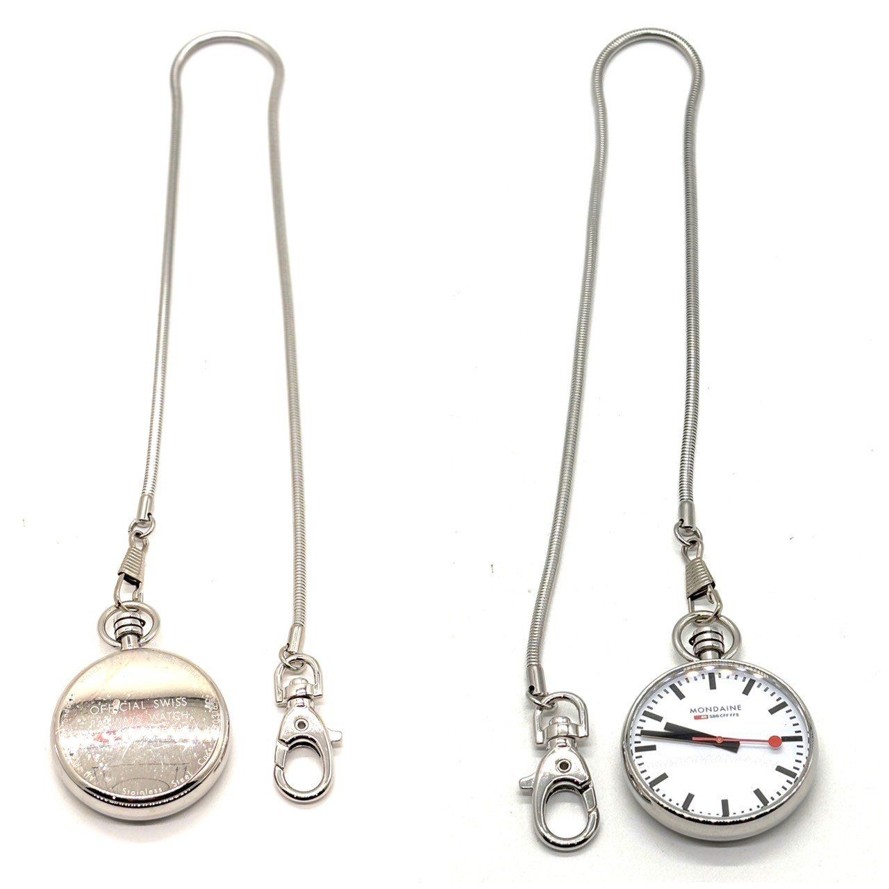 時を刻む芸術 MONDAINE モンディーン 鉄道 時計 SBB 懐中時計 スイス製 完備 シルバー