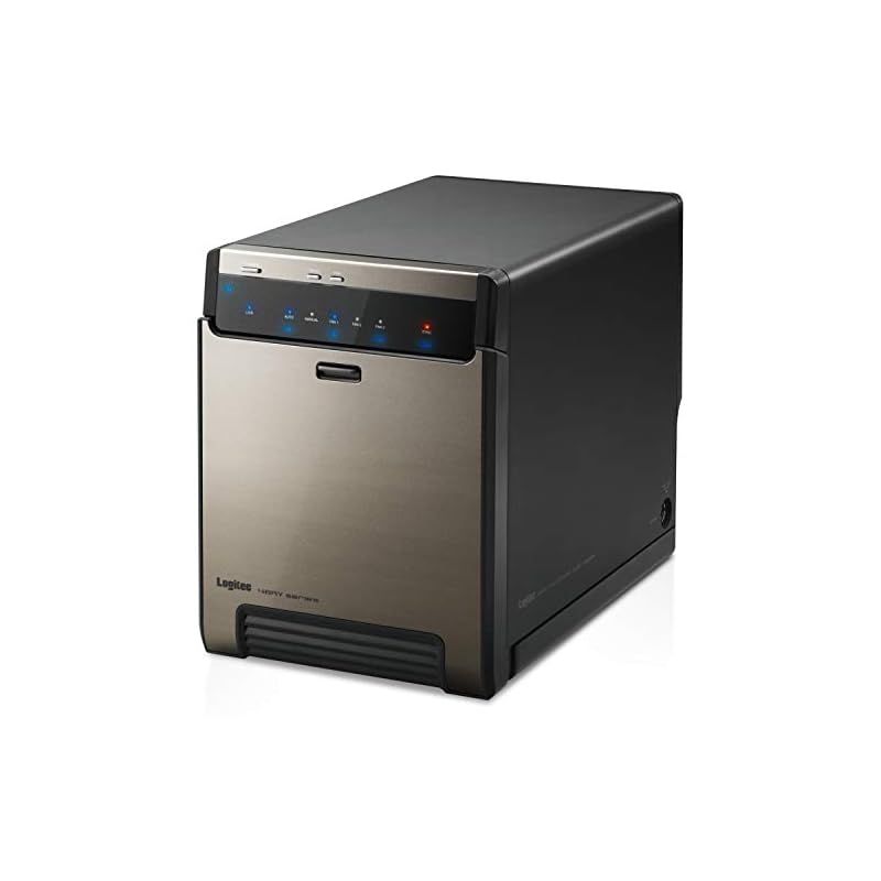 ロジテック HDDケース USB3.1 Gen2 4ベイ 3.5|2.5インチ 最大56TBまで対応 LGB-4BNHUC