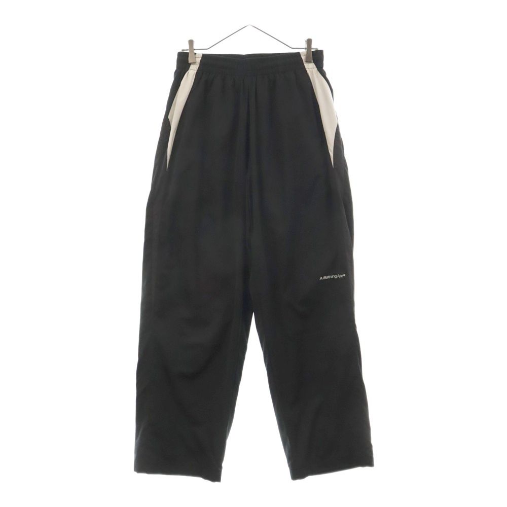 A BATHING APE (アベイシングエイプ) LOOSE FIT TRACK PANTS ロゴ刺繍