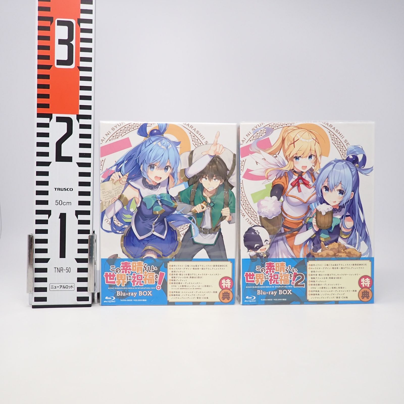 未開封 ねんどろいど この素晴らしい世界に祝福を アクア めぐみん 未