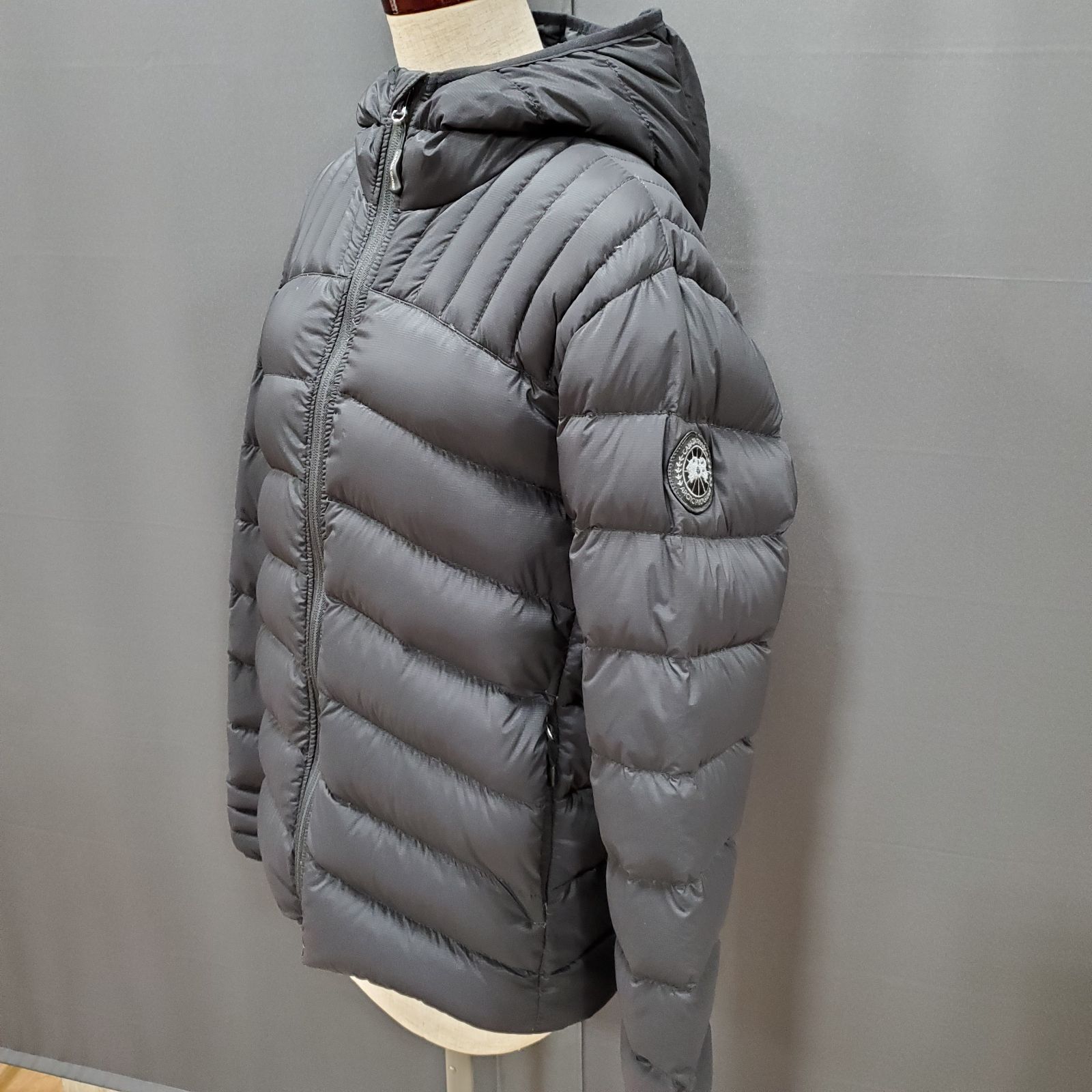 【最安値】BLACK LABEL フード付きダウンジャケット L ブラック STARTER BLACK LABEL ダウンジャケット ダウン スターター