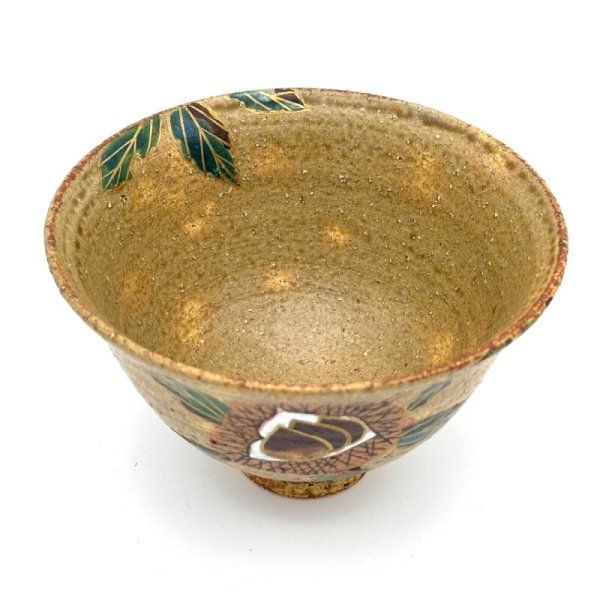 栗絵抹茶碗