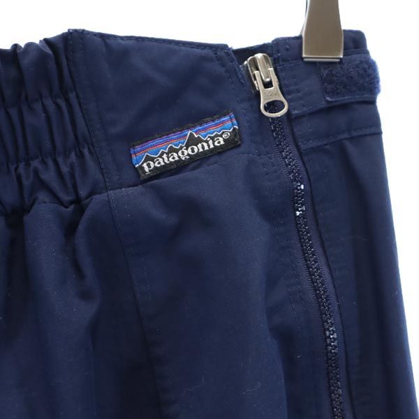 パタゴニア 肩紐付き スキーパンツ 8 紺 patagonia スノボパンツ