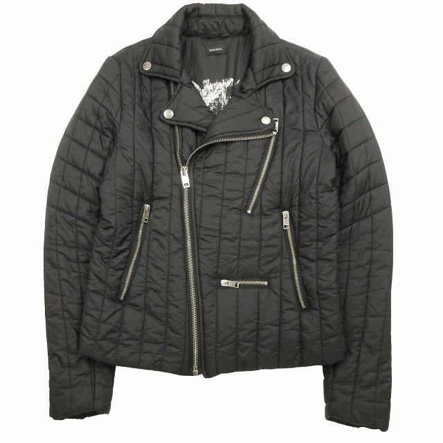 ディーゼル DIESEL ナイロン ダブル ライダース ジャケット