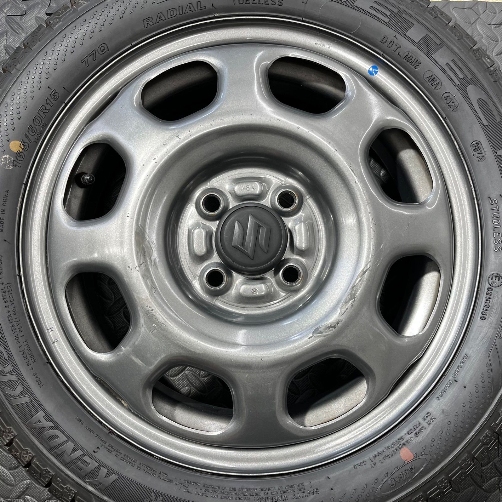 21年 165 60R15 ケンダ アイステックネオ スズキ MR31S ハスラー スタッドレスタイヤ 冬タイヤ