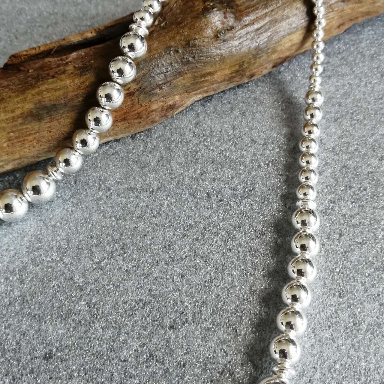 唯一無二】1点物!数珠形状ネックレス50cm!4・6・8・10・12・14mm 他