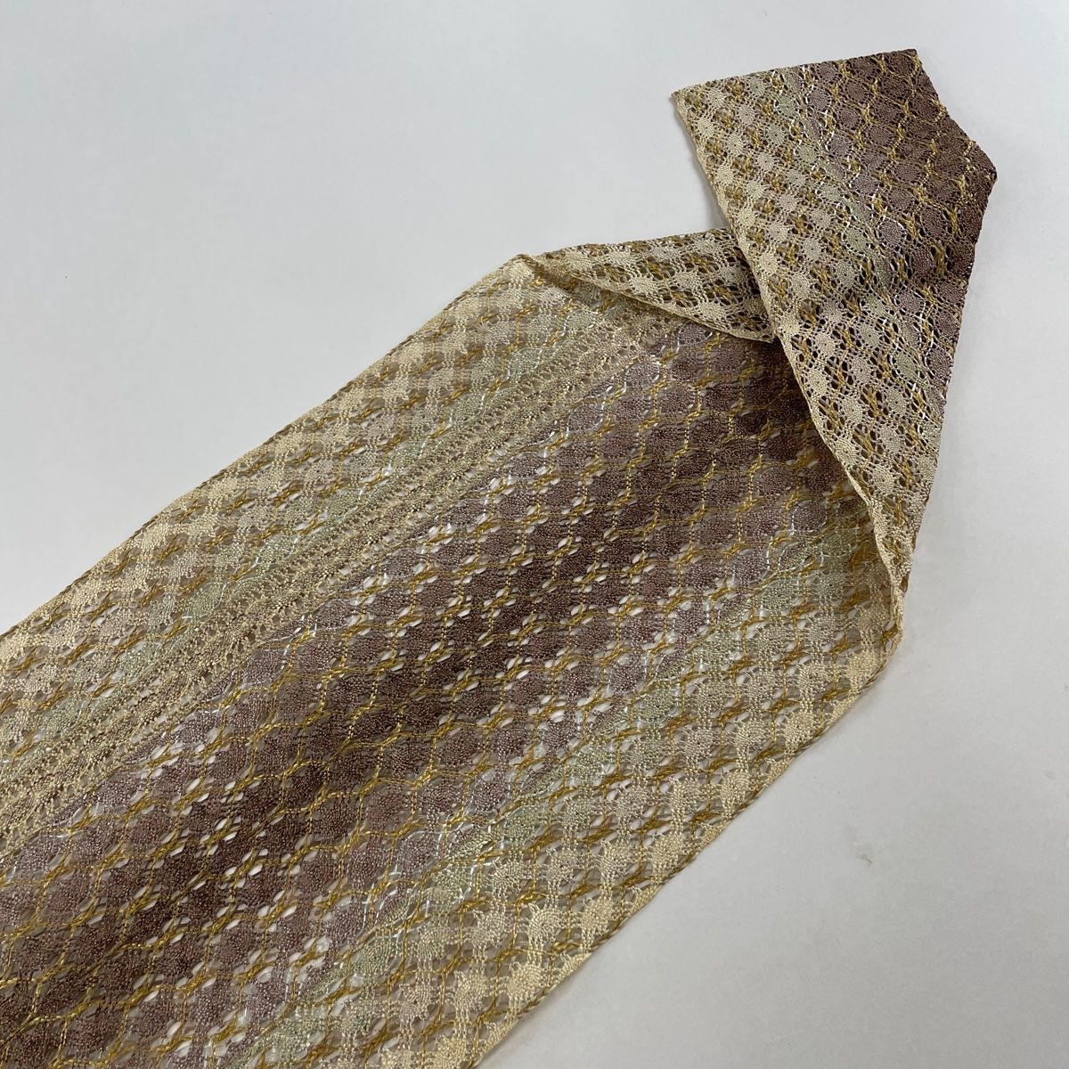 名古屋帯 美品 秀品 夏帯 八寸名古屋帯 松葉仕立て やまと 束ね
