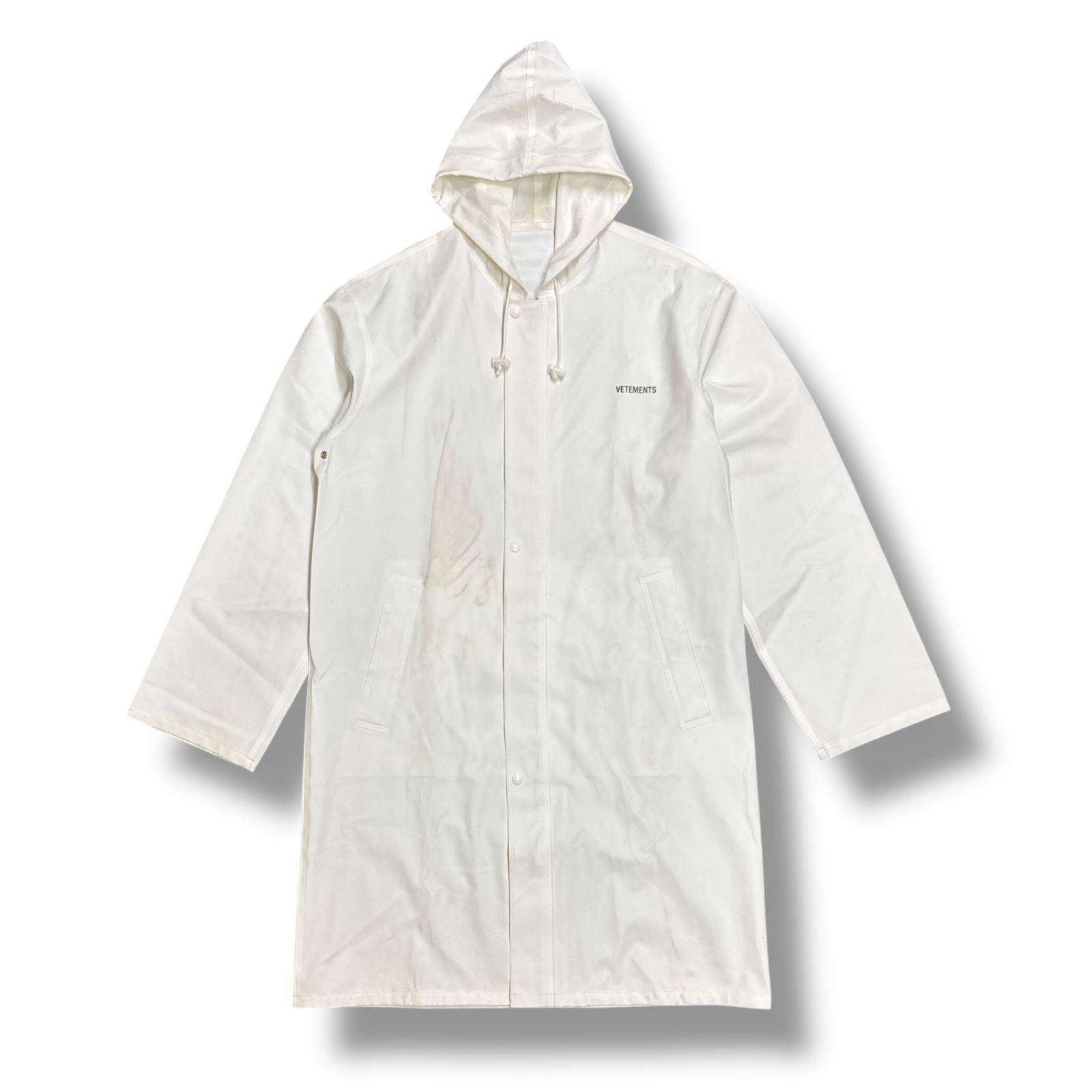 VETEMENTS レインコート ブランド古着】バックプリントレインコート