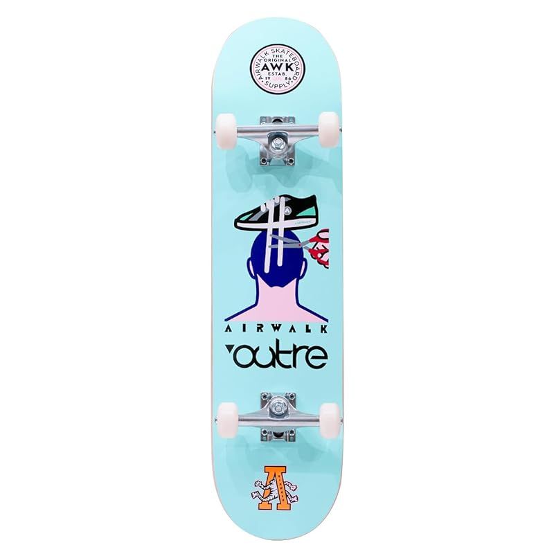 AIR WALK×outre スケートボード8インチコンプリート 約 203.2×800.1mm スケボー スポーツ 横乗り