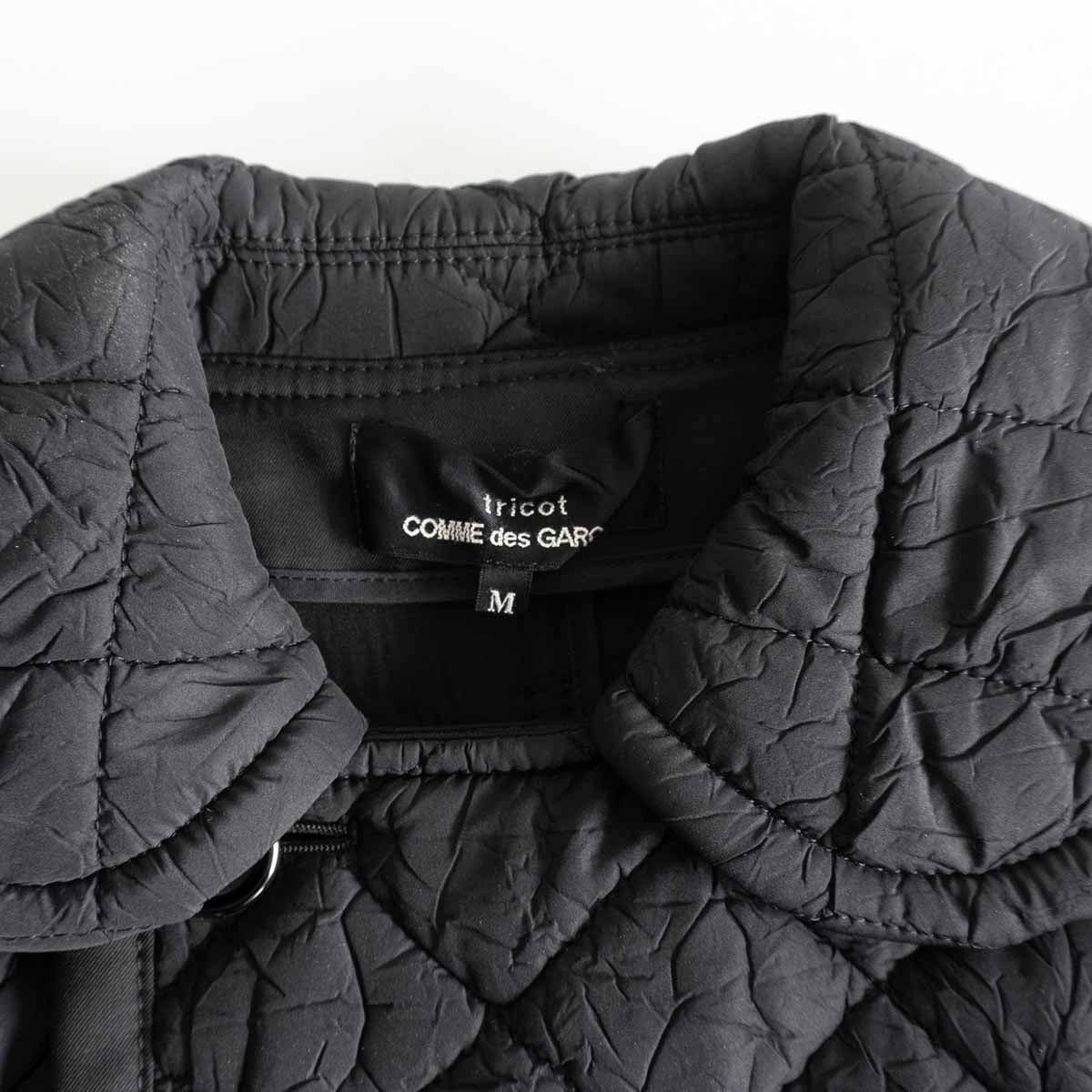 極美品】tricot COMME des GARCONS 【2018AW/ 丸襟 キルティングコート 