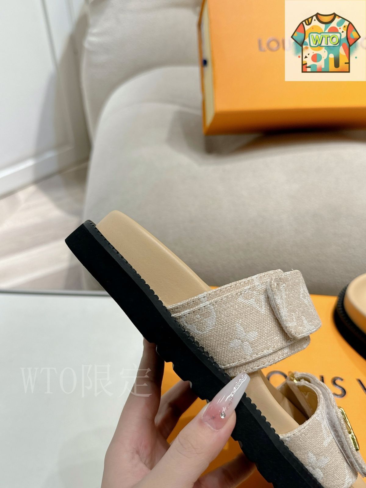 可愛い★Louis Vuitton★グッドモーニングコンフォートサンダル 名古屋】ルイヴィトン サンダル LVアークライト モノグラム