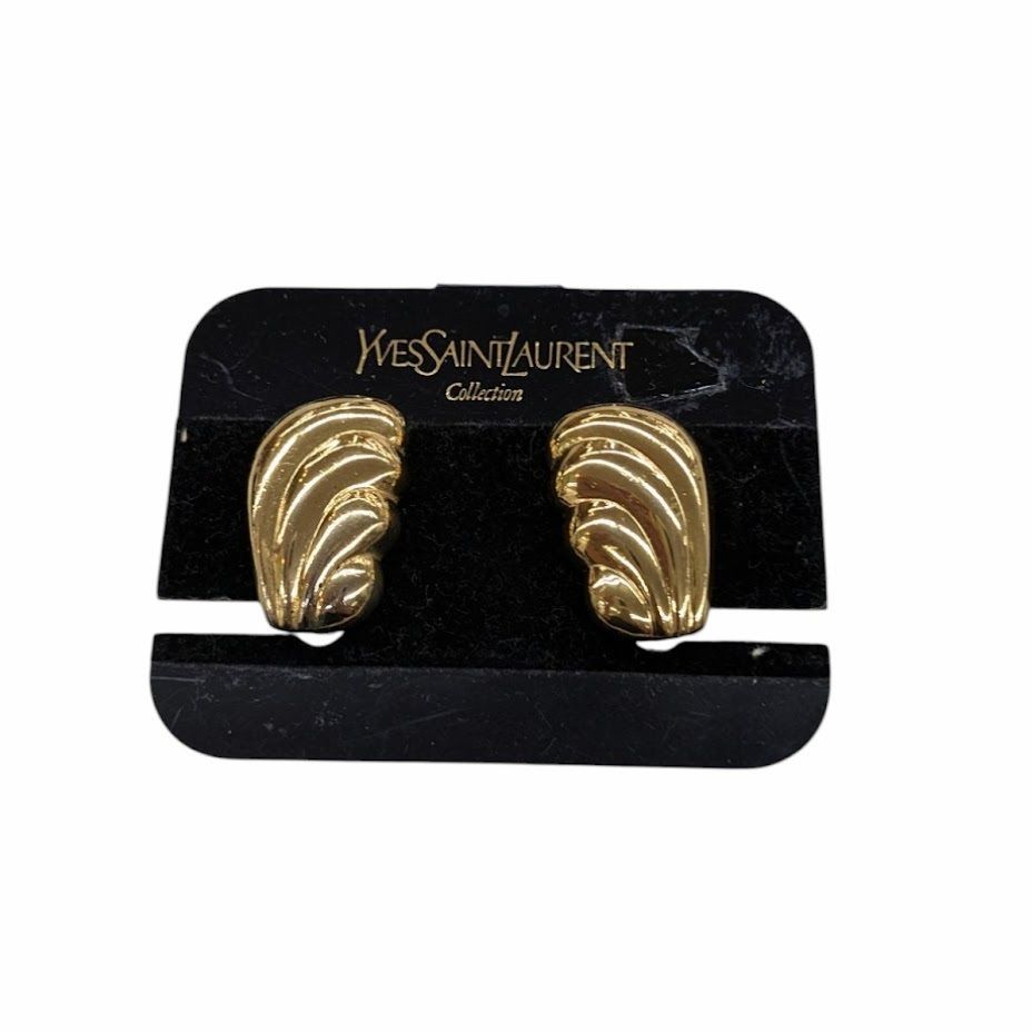 ヴィンテージ YSL イヴサンローラン イブサンローラン 羽