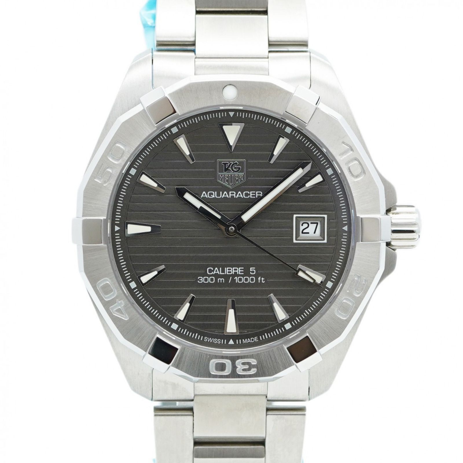 【きの】 タグホイヤー アクアレーサー TAG HEUER WAY2113 タグホイヤー アクアレーサー WAY2113 グレー文字盤腕時計 メンズ きの