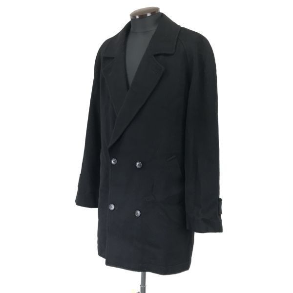 80s~90s BASILE ダブルブレストコート カシミヤウール イタリア製 90s/通産省承認☆LANIFICIO TEXCO☆DURANTEイタリア製カシミヤ