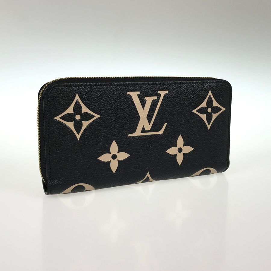 ルイ・ヴィトン LOUIS VUITTON モノグラム アンプラント バイカラー ジッピーウォレット M80481 レザー 長財布 ラウンドファスナー  ki【中古】 - メルカリ