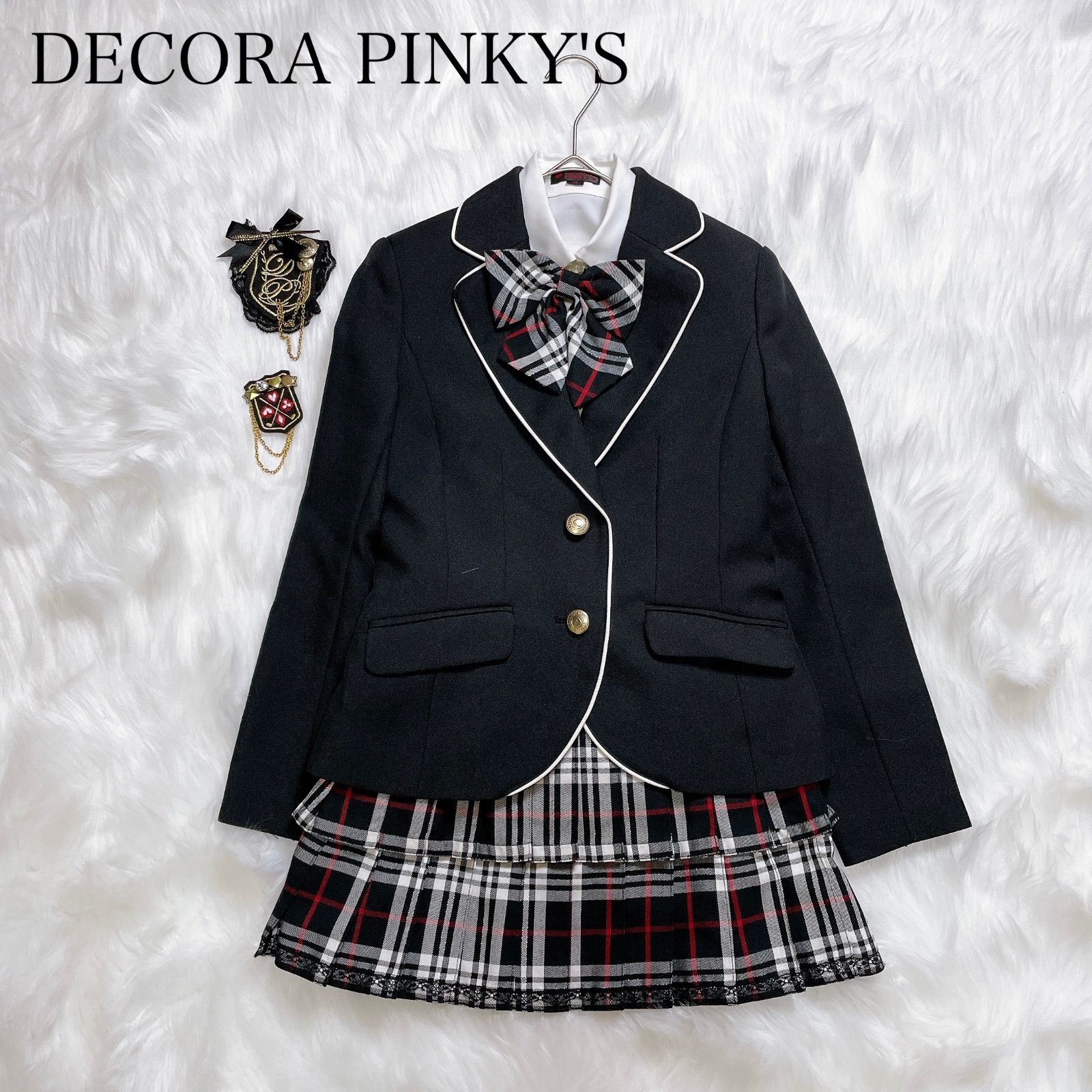 DECORA PINKY'S  フォーマルスーツ  140サイズ　６点セット