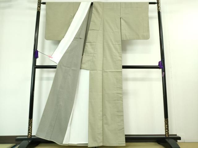 平和屋着物□極上 お召 単衣 吉野間道 逸品 DZAA6817kh5 - メルカリ 