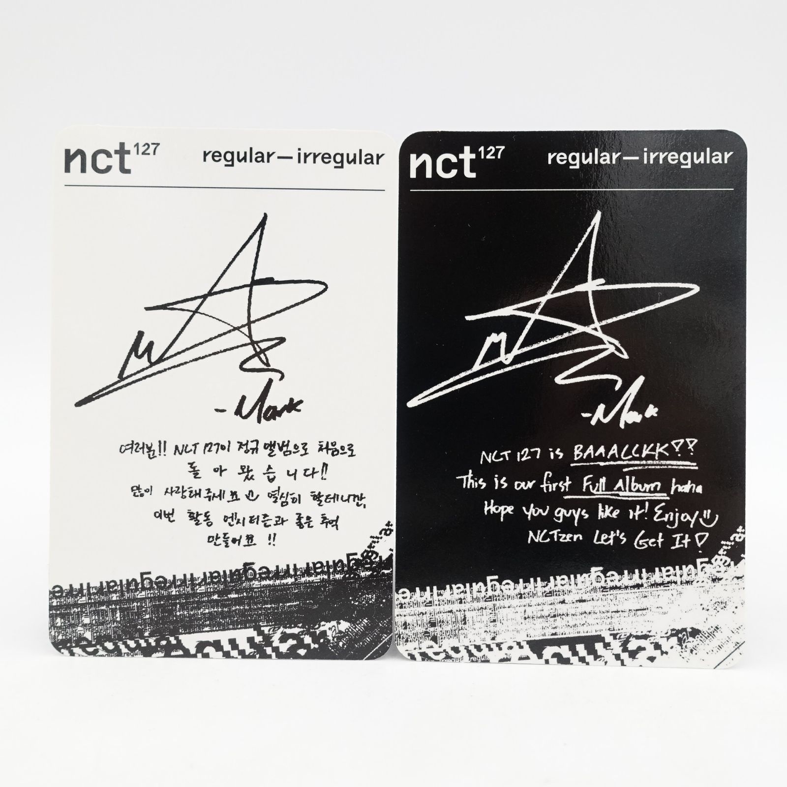NCT127 マーク regular-irregular トレカ フォト カード セット Mark
