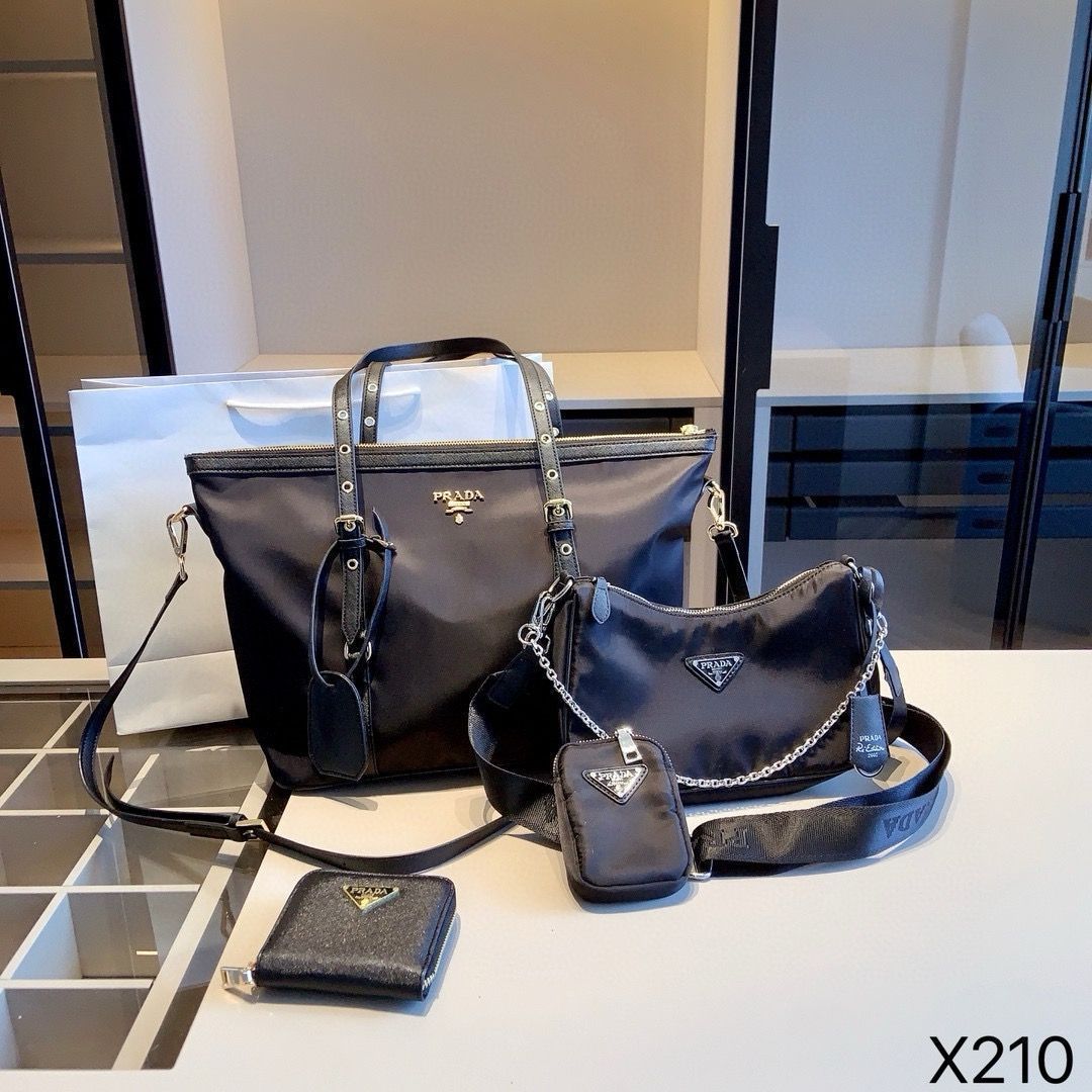 今日 Prada シリーズセットバッグ トートバッグ＆ウォレット 超 なセット | -MM輸入