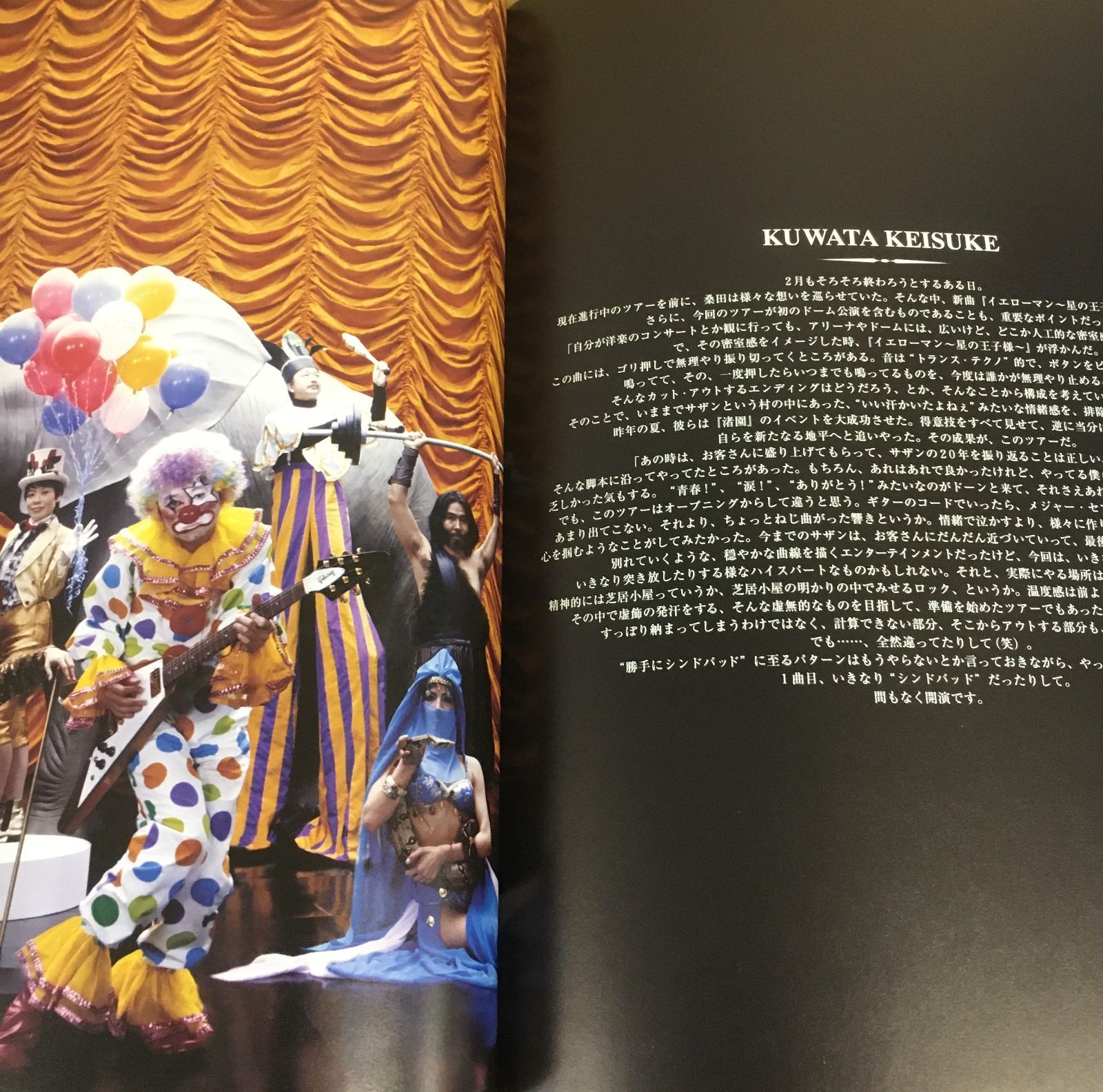 サザンオールスターズ 1999 素敵な春の逢瀬 パンフレット + サングラス