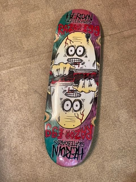 9.5インチHEROIN ヘロイン 9.5” x 32” ノーズとテール対称