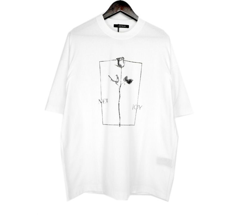オールモストブラック ALMOSTBLACK 25SS 25SS-CS04 フラワー プリント Tシャツ 39896