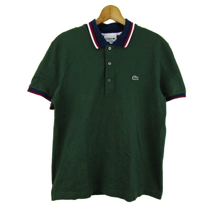 LACOSTE ポロシャツ 未使用 S セール】サイドシームギャザー ドロストコード キモノスリーブ