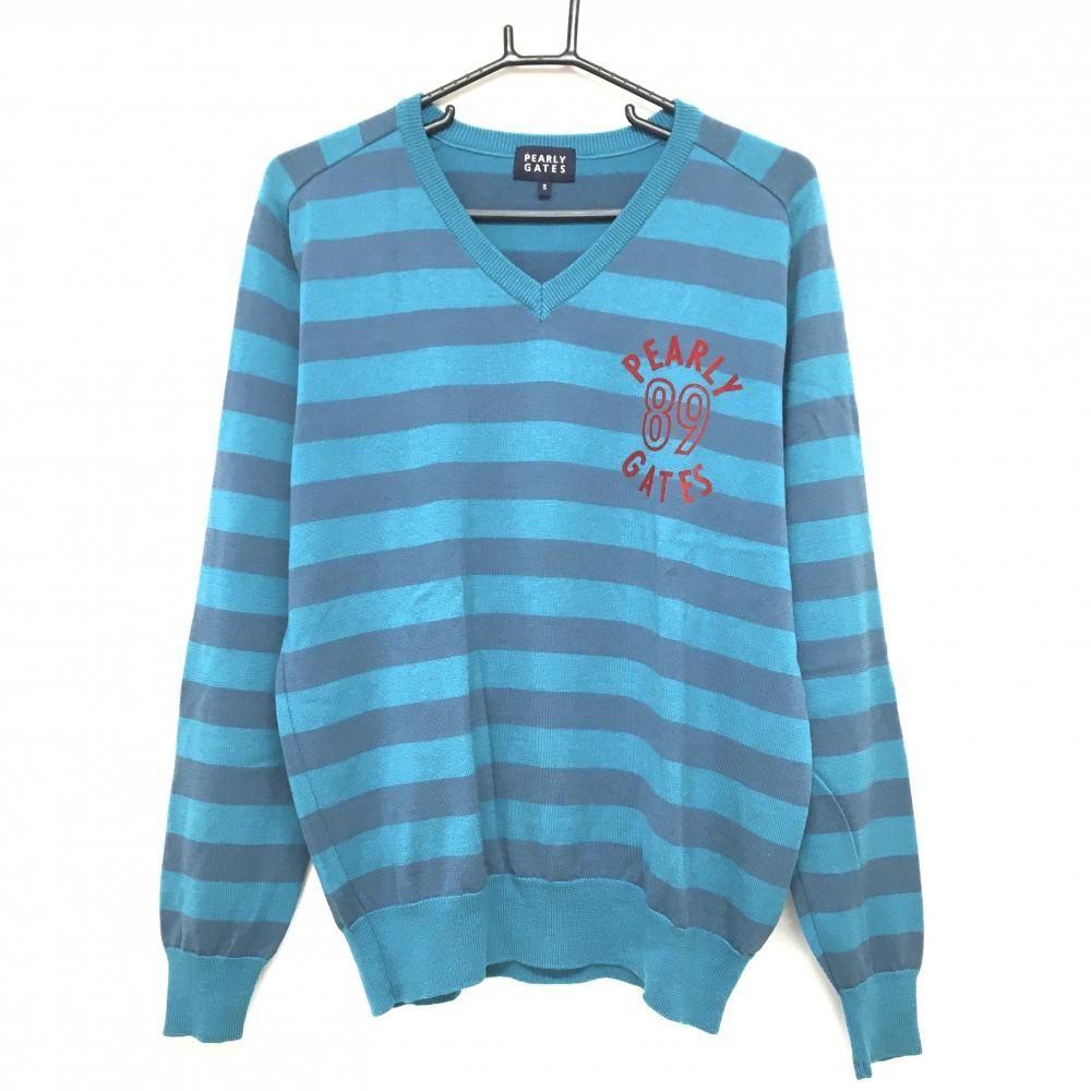 ☆SALE価格☆【超美品】パーリーゲイツ セーター ブルーグリーン