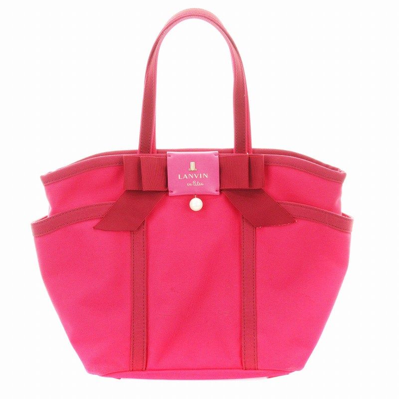 ランバンオンブルー LANVIN en Bleu ジュール トートバッグ ハンド 鞄 
