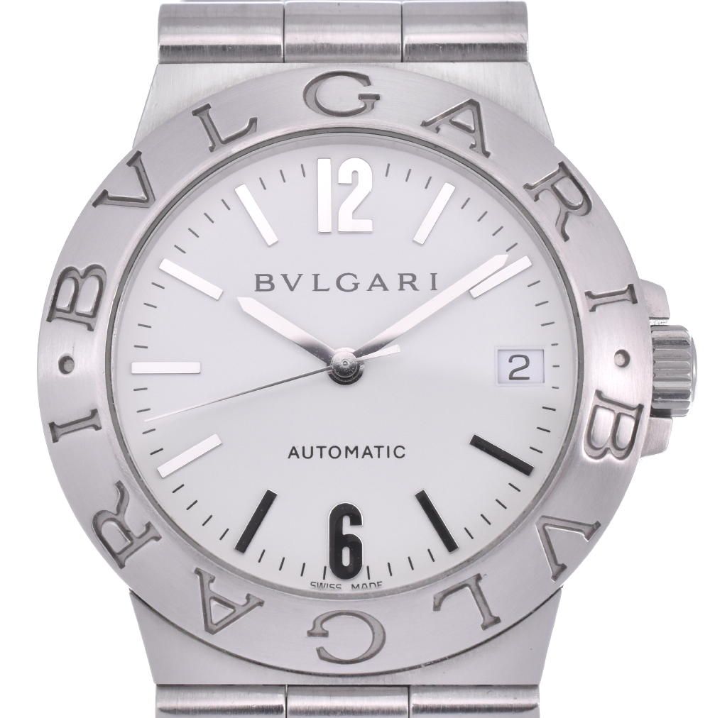 ブルガリ BVLGARI LCV35S ディアゴノ スポーツ デイト 自動巻き メンズ