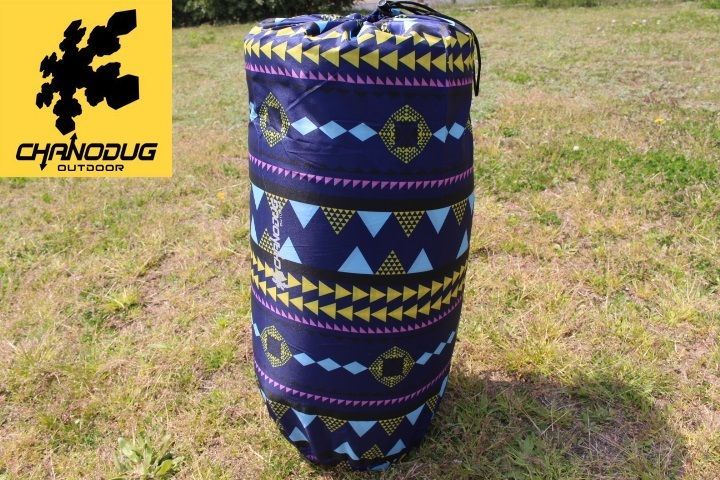 CHANODUG OUTDOOR ナバホ柄ブルー ダブルサイズ キャンプマット エアー
