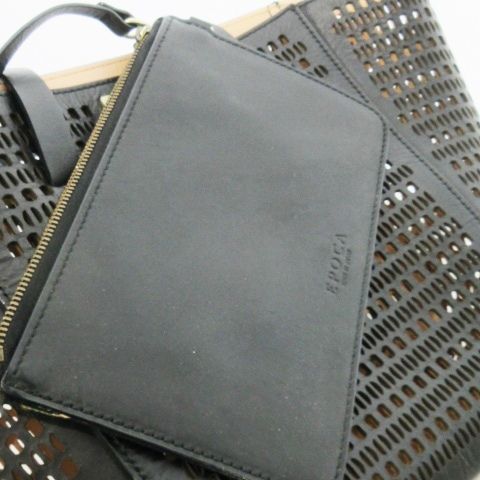 エポカ EPOCA ハンドバッグ レザー 革 パンチング メッシュ ロゴ エポカ EPOCA ハンドバッグ レザー 革 パンチング メッシュ ロゴ