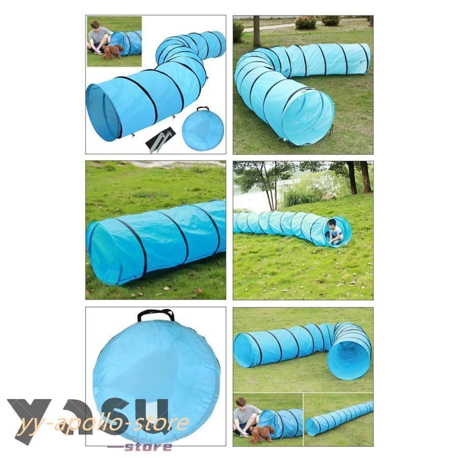 子供用トンネルテント 犬 トンネル 折りたたみ式 ペットトンネル 室内 室外 犬遊び アジリティ ドッグ xzdsghu