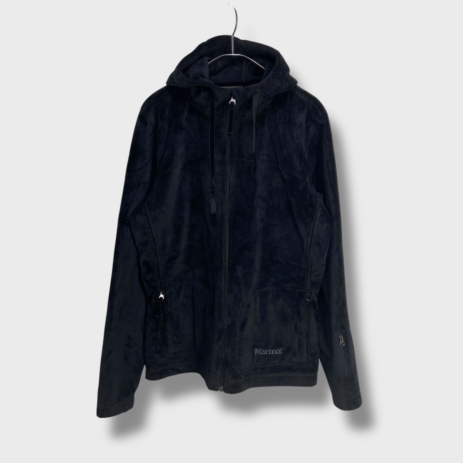 MARMOT☆マーモット☆フリースパーカー☆レディースL☆黒☆H25M - メルカリ