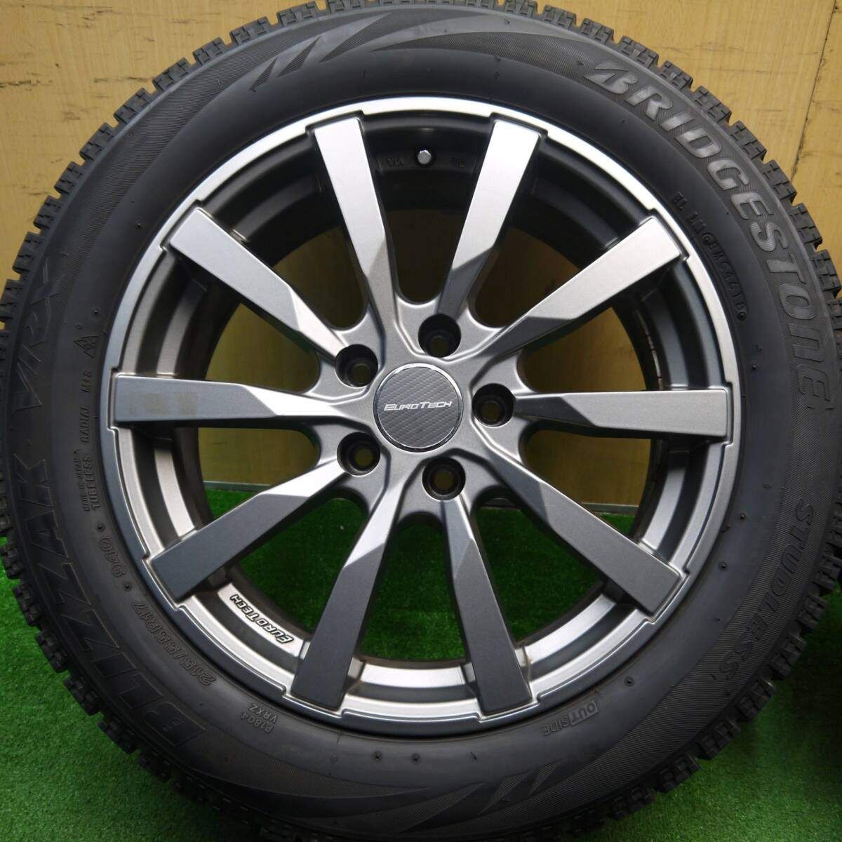 【めぐ3】ユーロテック17インチスタッドレス215/55R17 キレイ☆ワーゲン 等 EUROTECH 215/55R17 スタッドレス