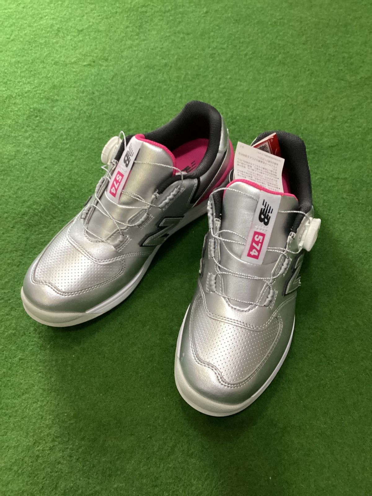 [ニューバランス] ゴルフシューズ UGBS574v3 BOA ボア スパイクレス メンズ レディース B(シルバー) 25.0 cm 2E