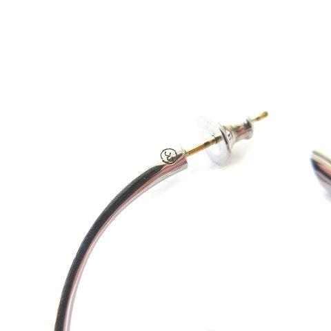 キャリアリング CAREERING PLACEBO 1301 ピアス 両耳 925 K18 シルバー  