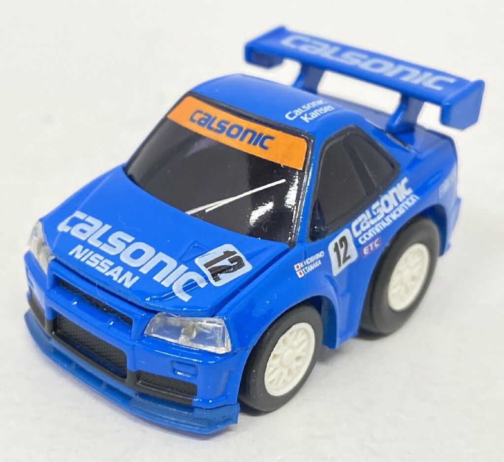 未開封デジQ カルソニック限定R34 IMPUL GT-R タカラチョロＱ チョロQ】カルソニック 日産 スカイライン GT-R R34 BNR34