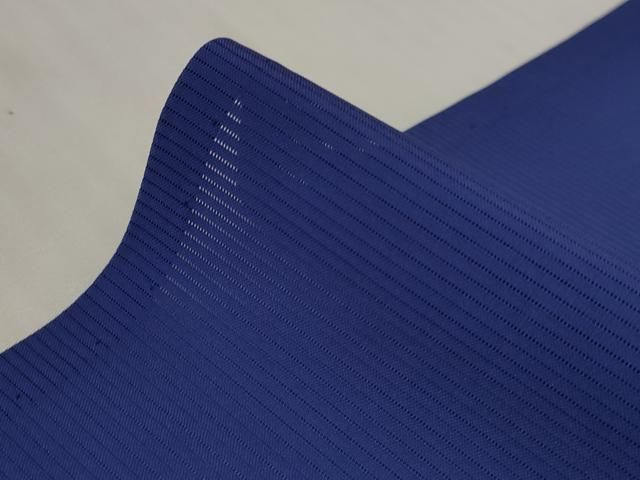 平和屋着物＊夏物 色無地 絽 紺藍色 洗える着物 AAAY0655st 洗える夏