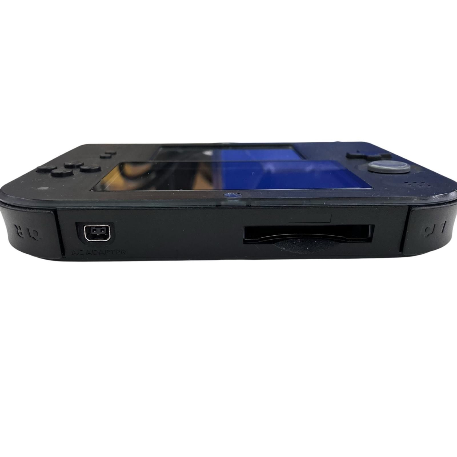 186000 現状品 Nintendo 任天堂 ニンテンドウ 2DS FTR-001 クリアブラック UP786_INFO