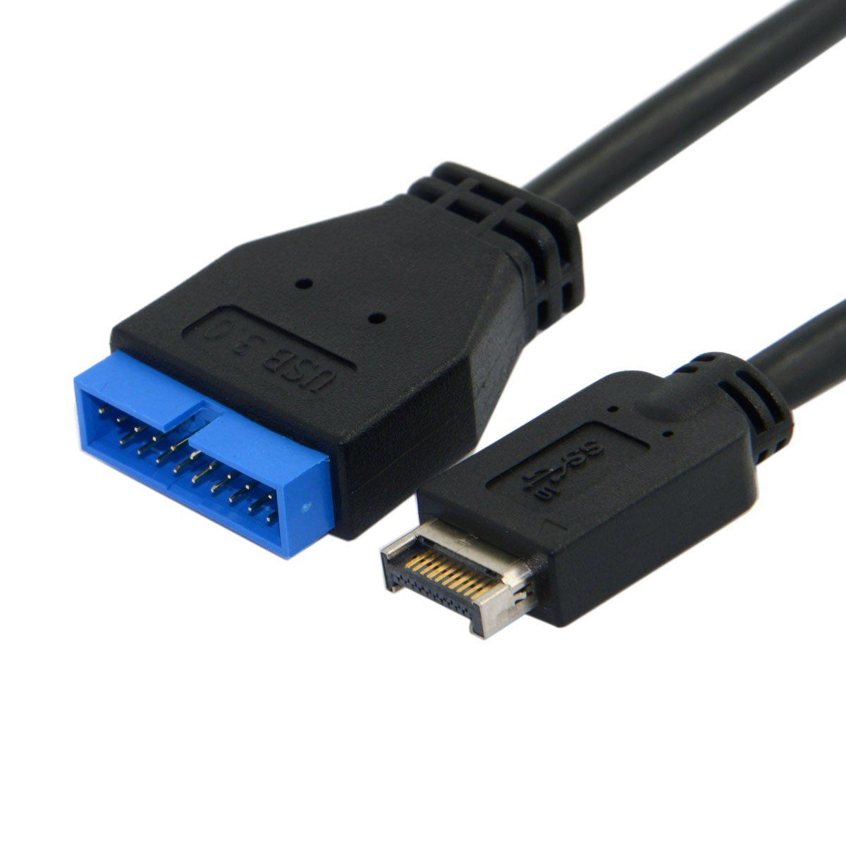 【数量限定】マザーボード用 ASUS 20cm 20ピンヘッダー延長ケーブル 3.0 USB USB フロントパネルヘッダー 3.1 Cablecc