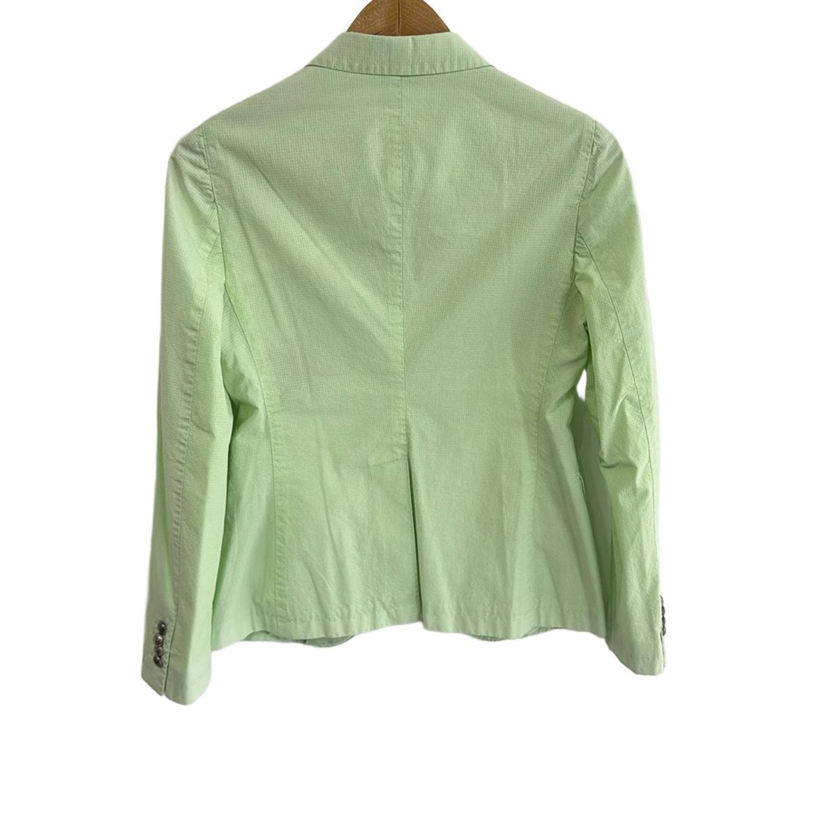 TAGLIATORE タリアトーレ ジャケット サイズ40 M レディース - ライトグリーン 長袖 チェック柄 春 秋