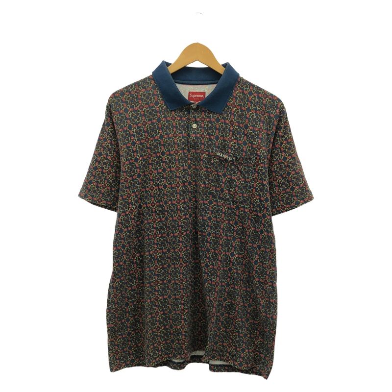 ま*お様 2018年 Supreme Bridle Print Polo XL超 2018年 Supreme Bridle Print Polo XL超美品‼ - メルカリ