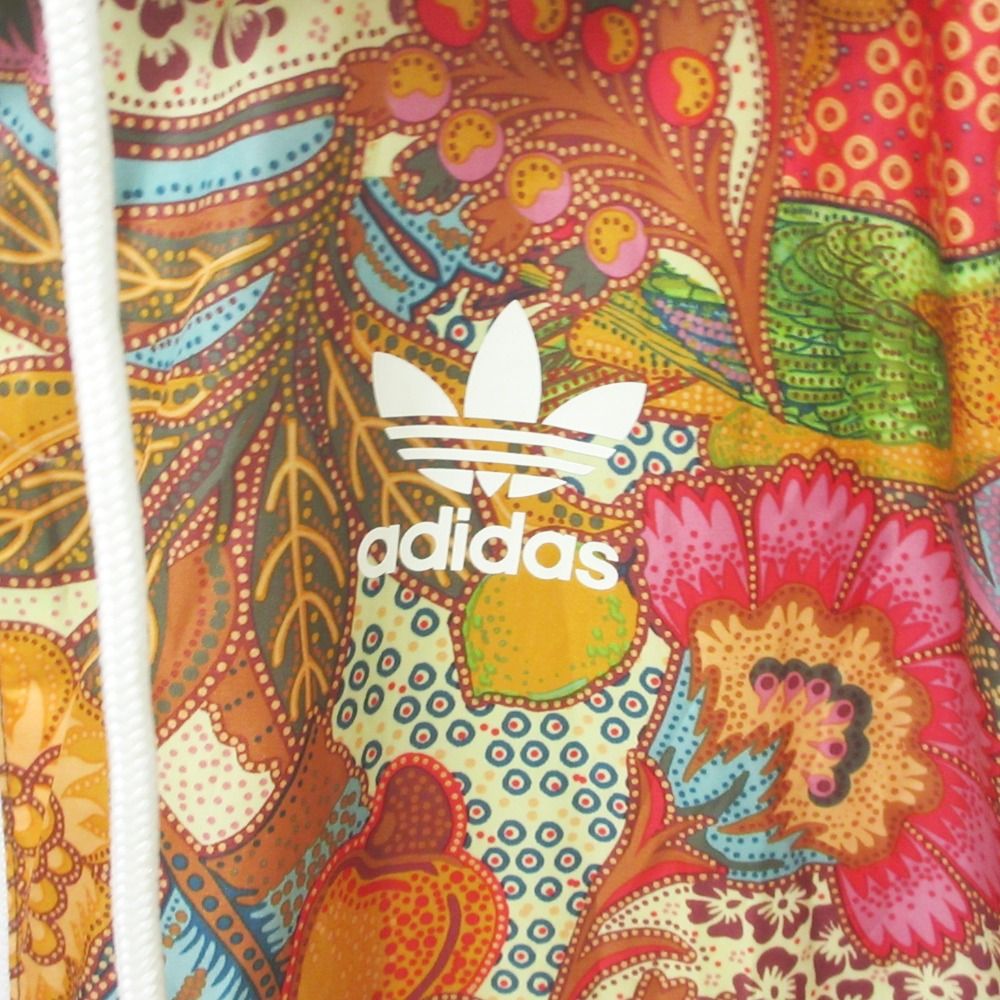美品 adidas Originals アディダスオリジナルス The Farm Company Fugiprabali Windbreaker パーカー ジャケット BJ9037 L オレンジ系 レディース 古着 中古 美品 adidas Originals アディダスオリジナルス The Farm