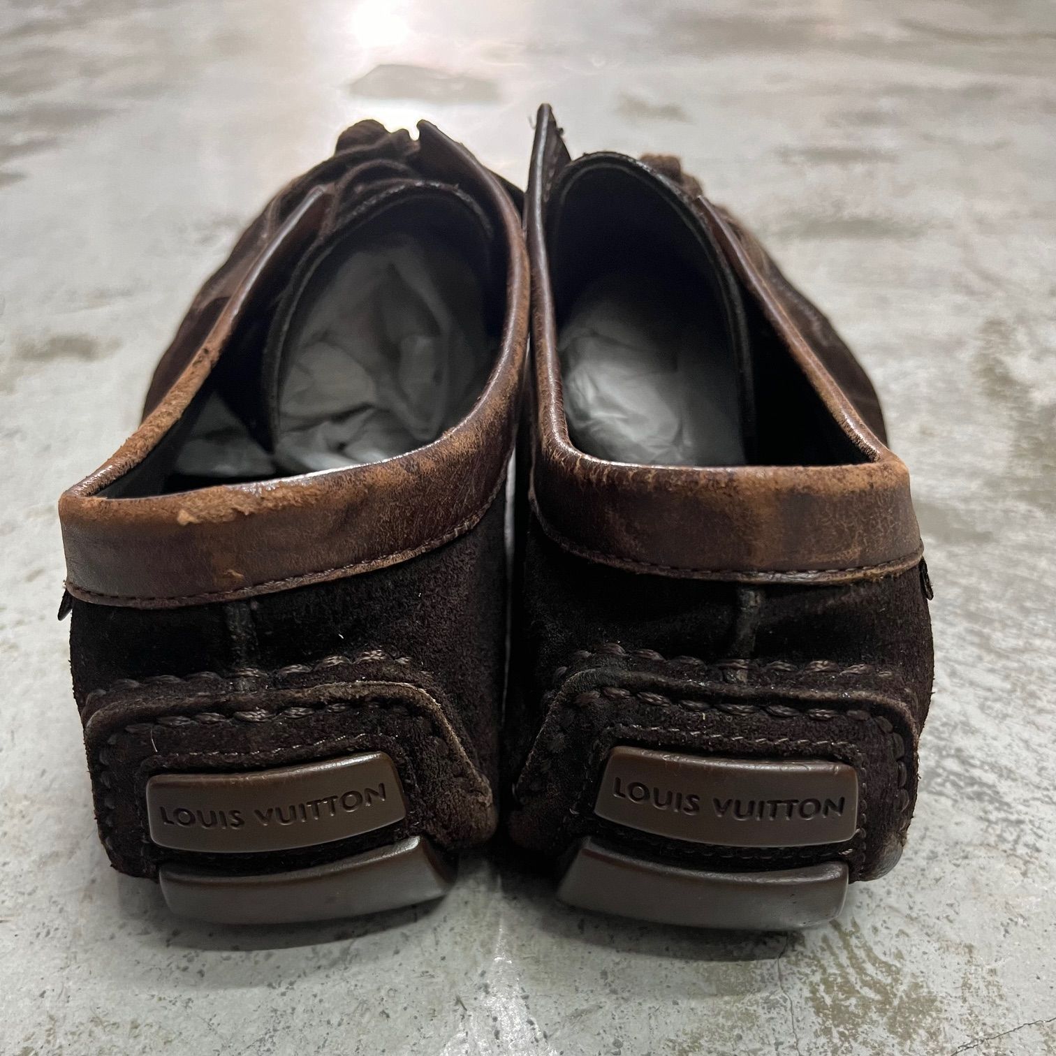LOUIS VUITTON スエード ドライビングシューズ ルイヴィトン FA0043 7